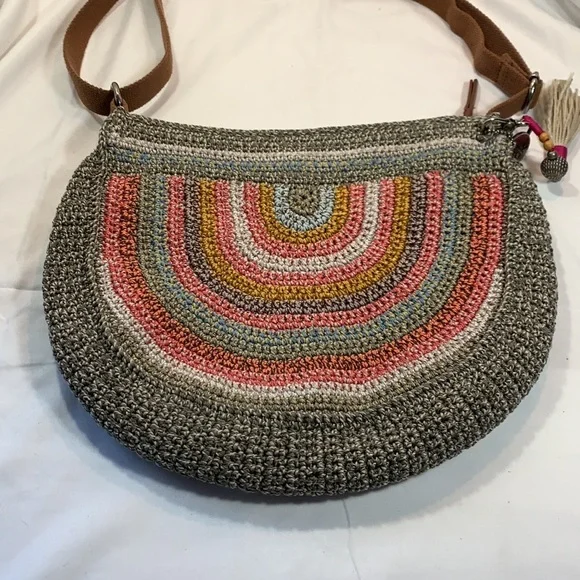 The Sak Crocheted Satchel. - Picture 2 of 8